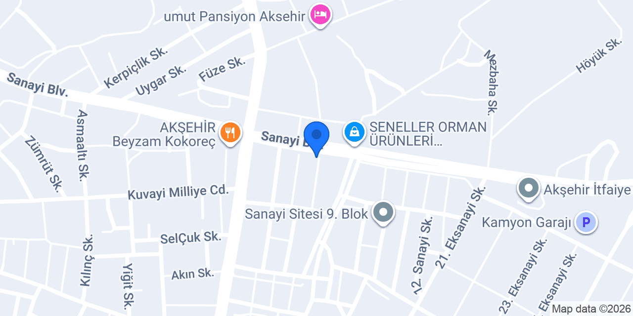 Aker Oto konumu