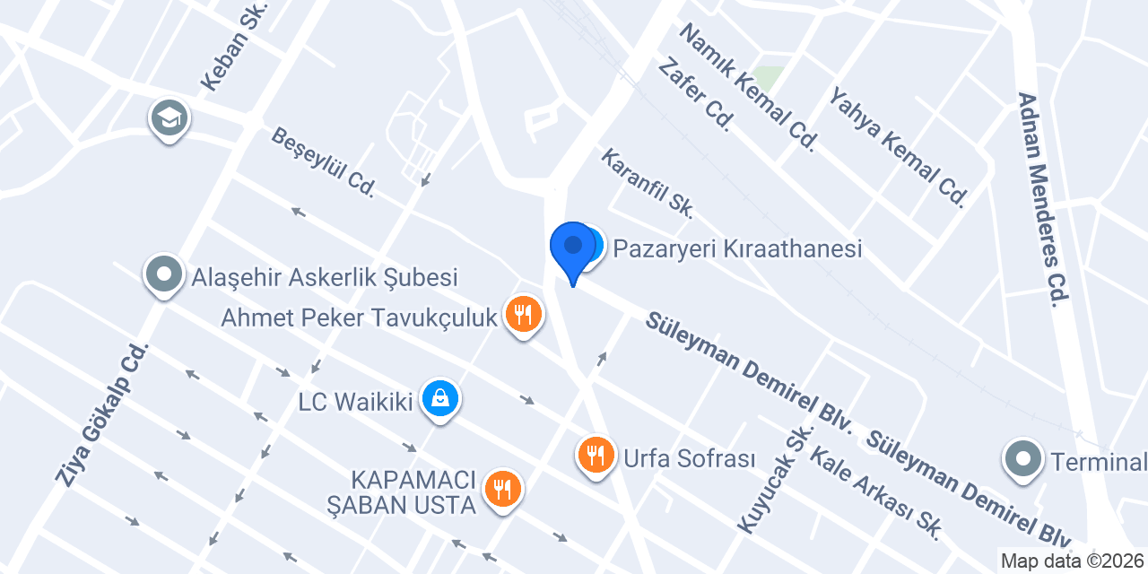 TUTKU PİDE SALONU konumu