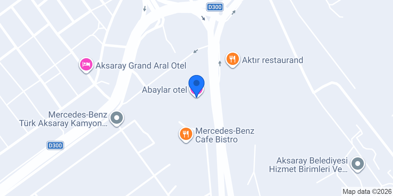 Abaylar otel konumu