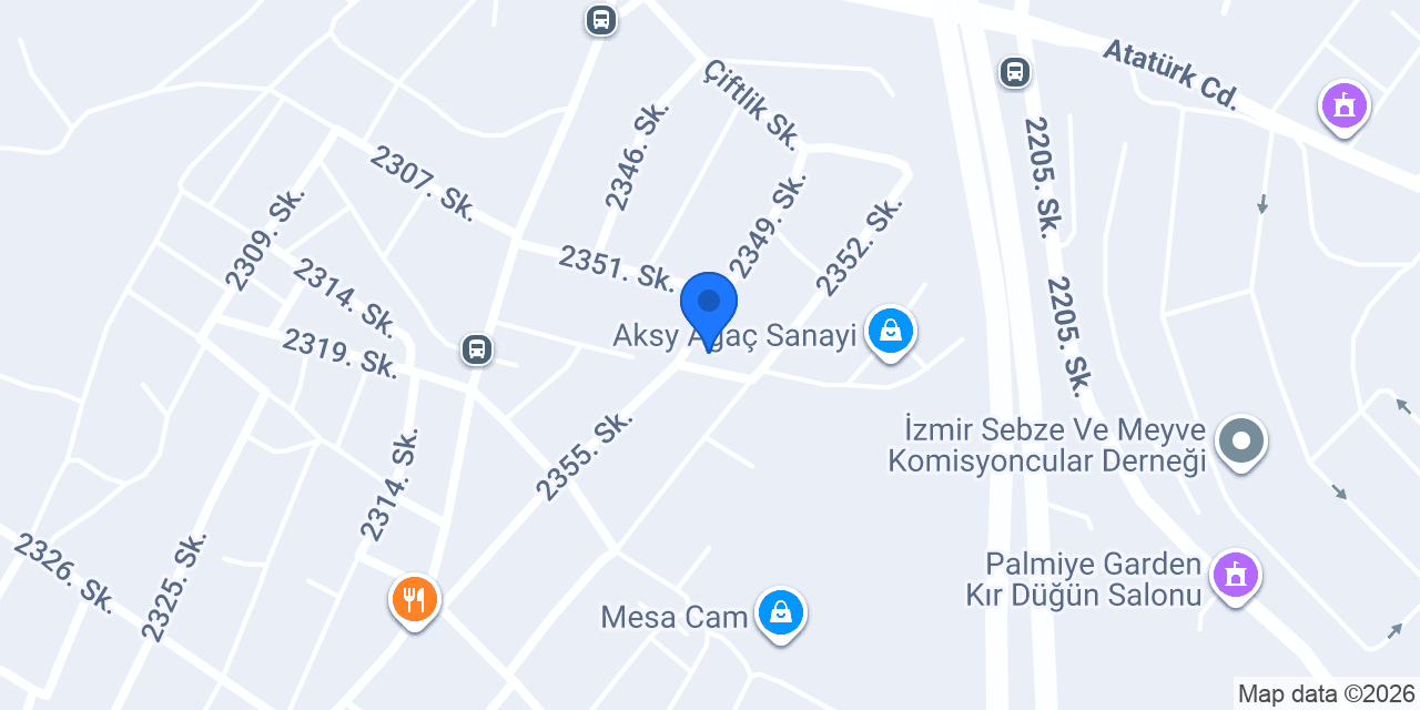 MD Dondurma Makinaları Firması konumu