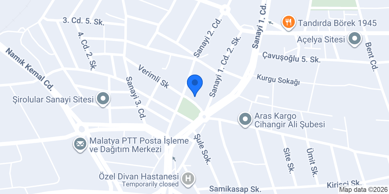 Yeşil Vadil Lokantası konumu