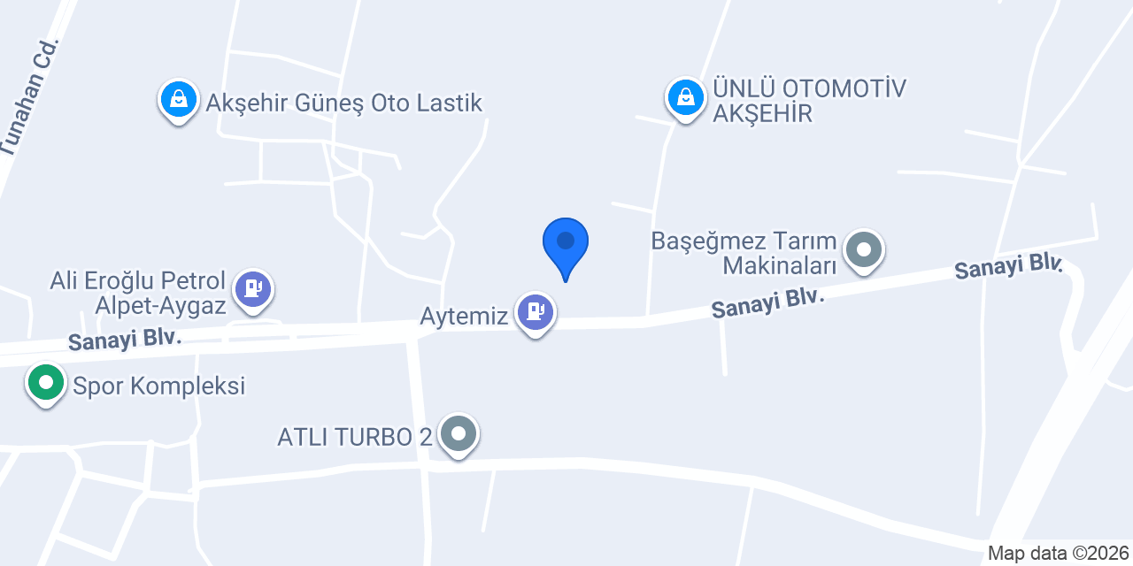 Subay Otomotiv konumu