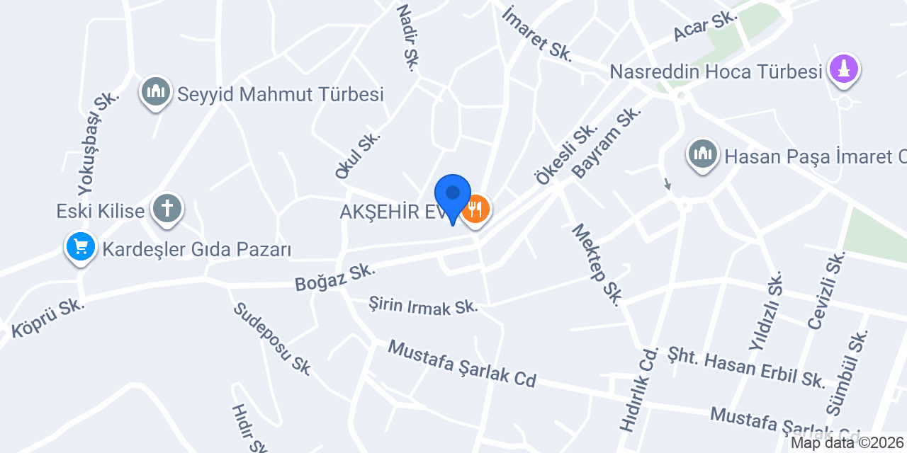 Aksehir Butik Hotel konumu
