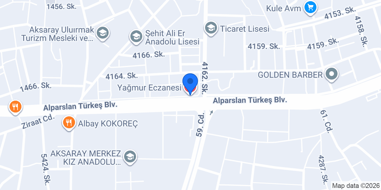 Yağmur Eczanesi konumu