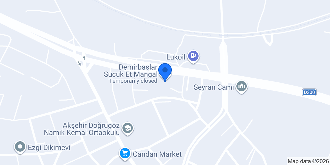 Demirbaşlar Sucuk Et Mangal konumu