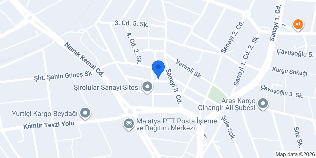 MALATYA AKÜ konumu