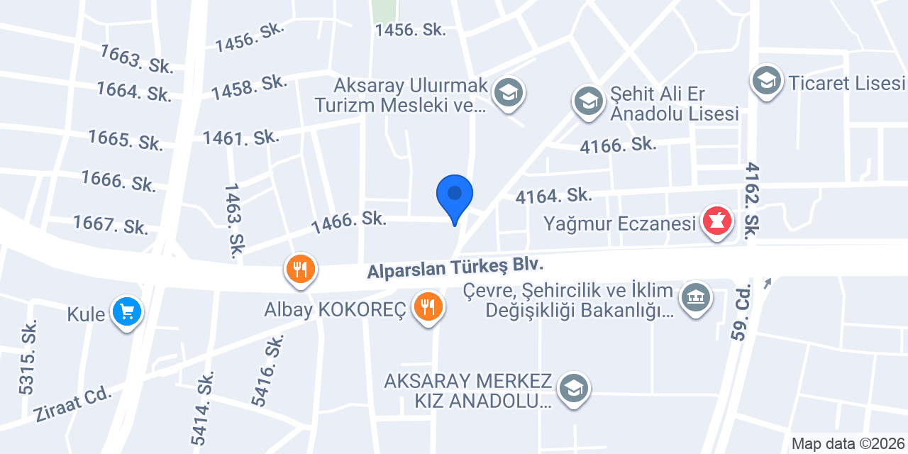 Aderans Prefabrik Mühendislik konumu