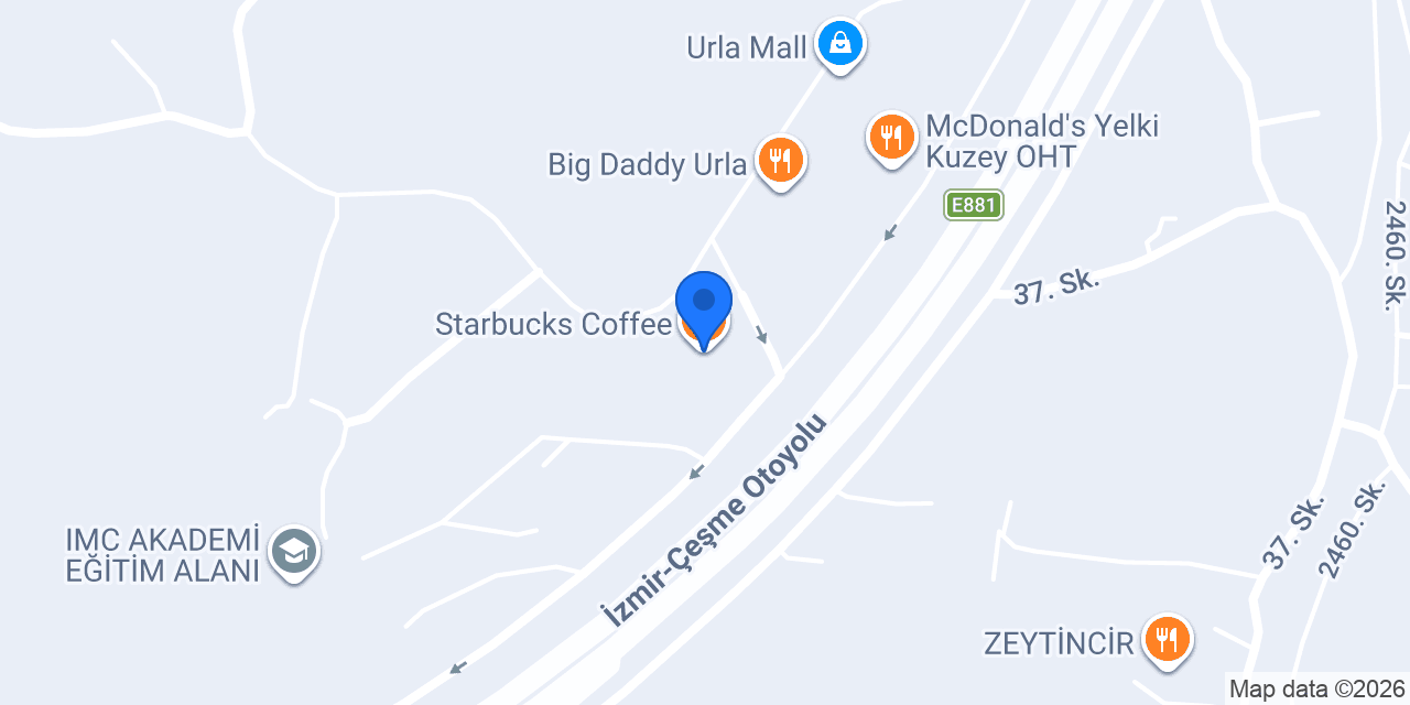 Starbucks Coffee konumu