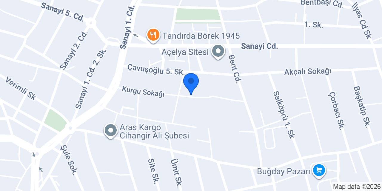 Efe BMW yedek parça konumu