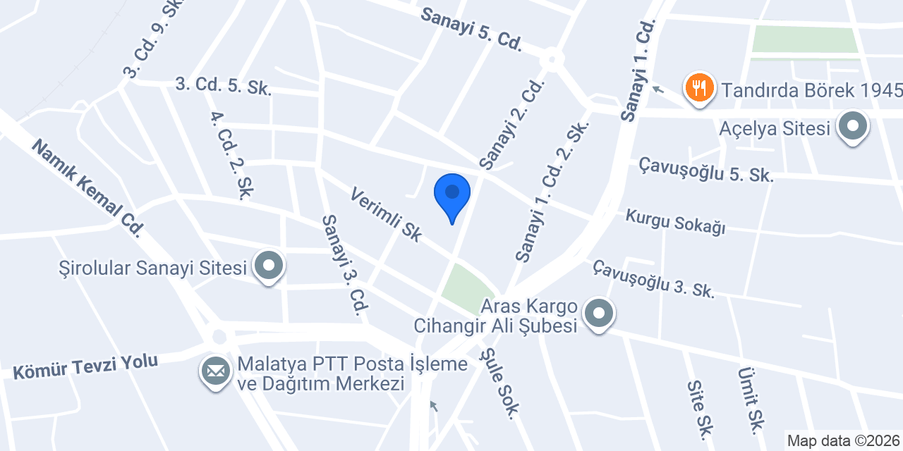 Malatya Yapı Dekorasyon konumu