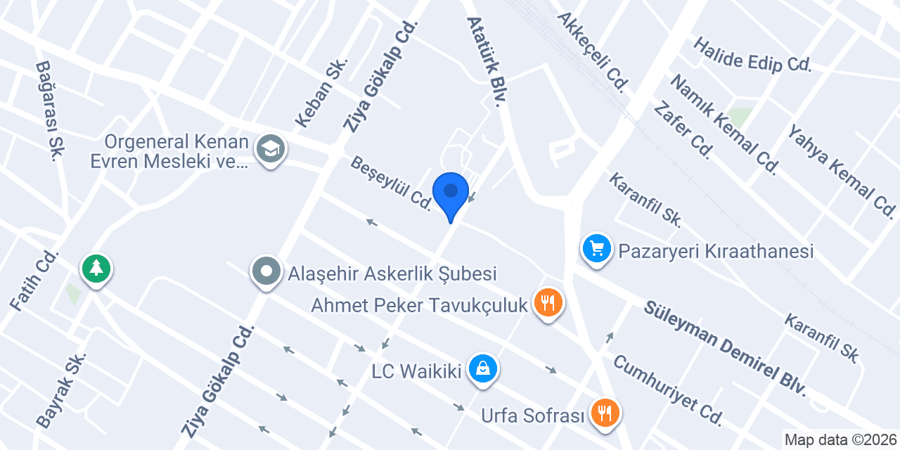 Kırmızıoğlu Eczanesi konumu