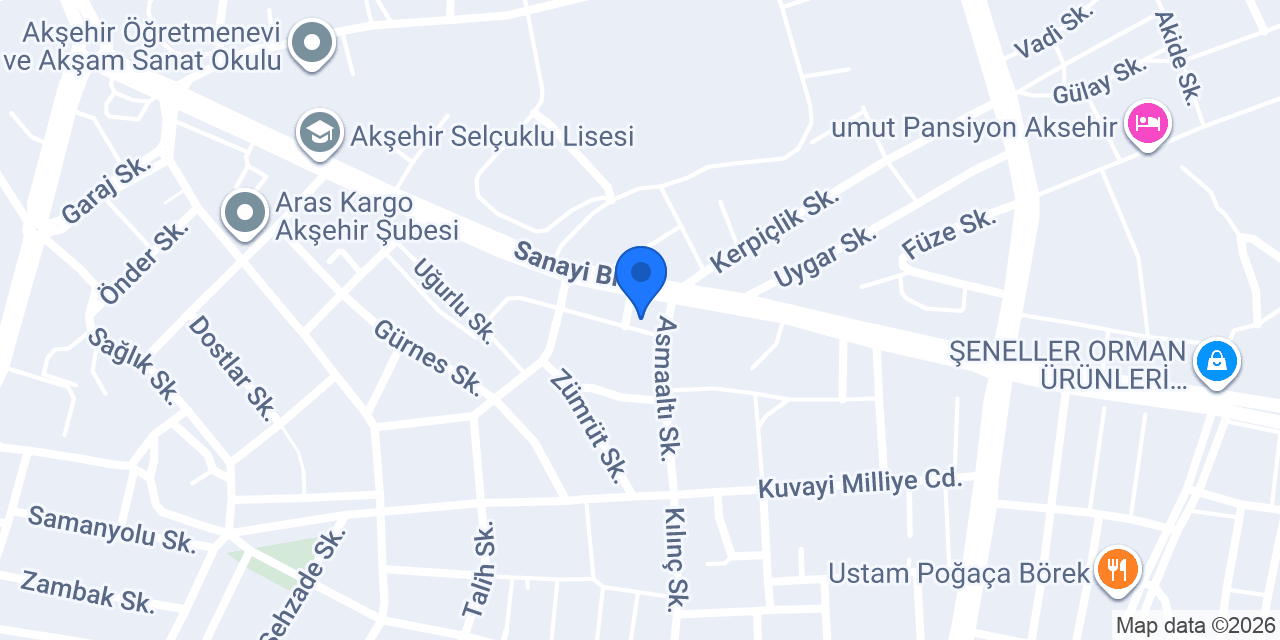 SÖZBİR TÜRKAY OTOMOTİV konumu