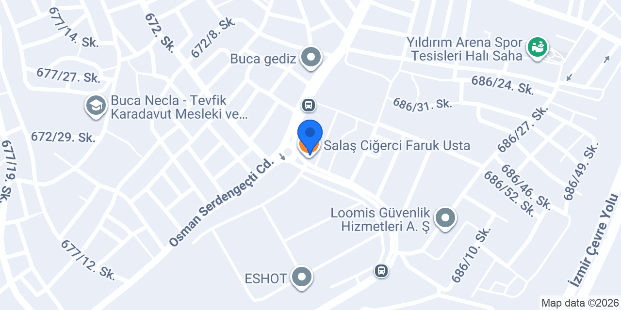 Salaş Ciğerci Faruk Usta konumu