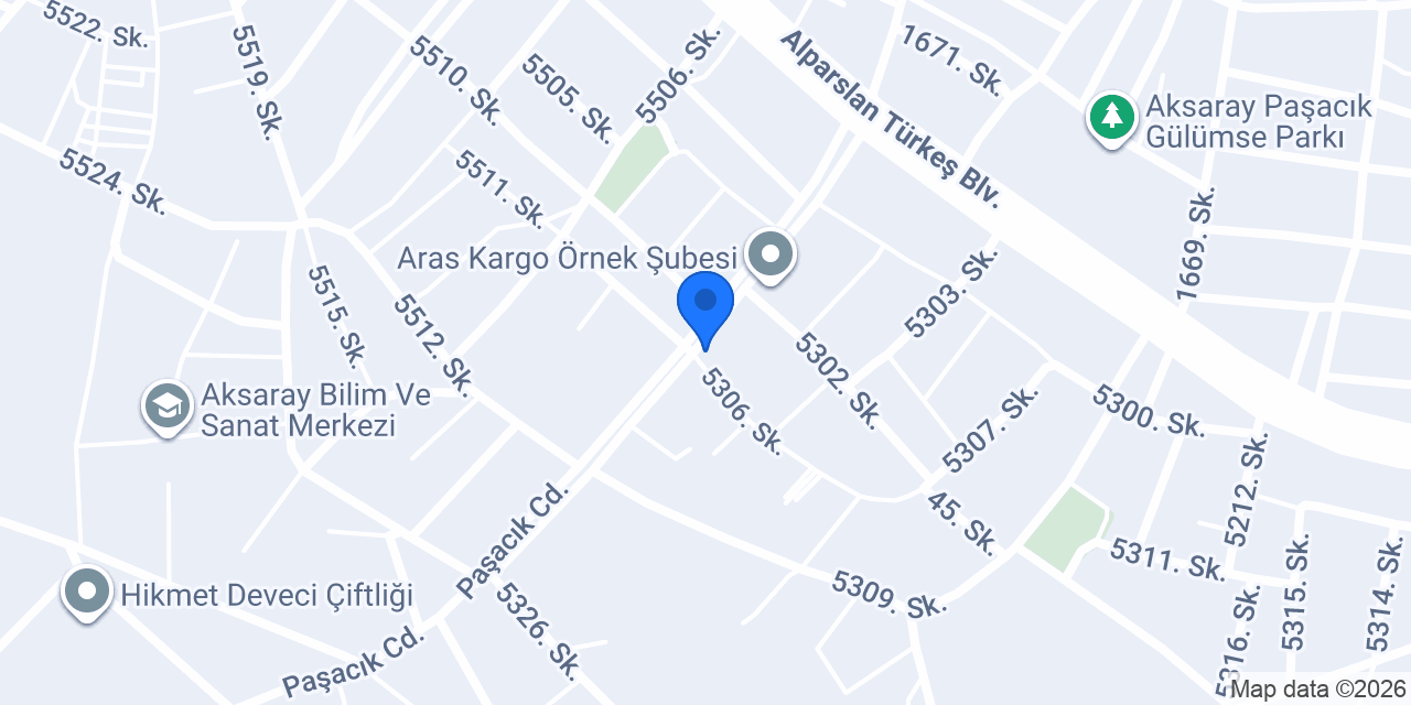 Şahin Kuaför konumu