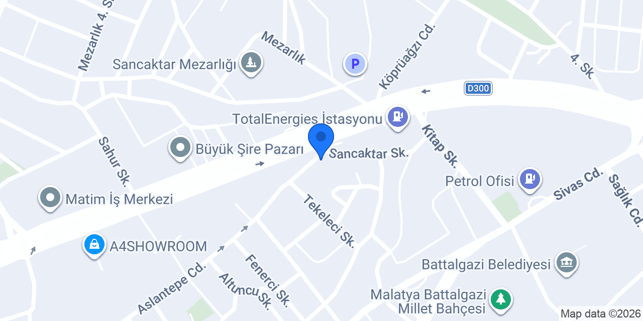 Abaş Veteriner Kliniği konumu