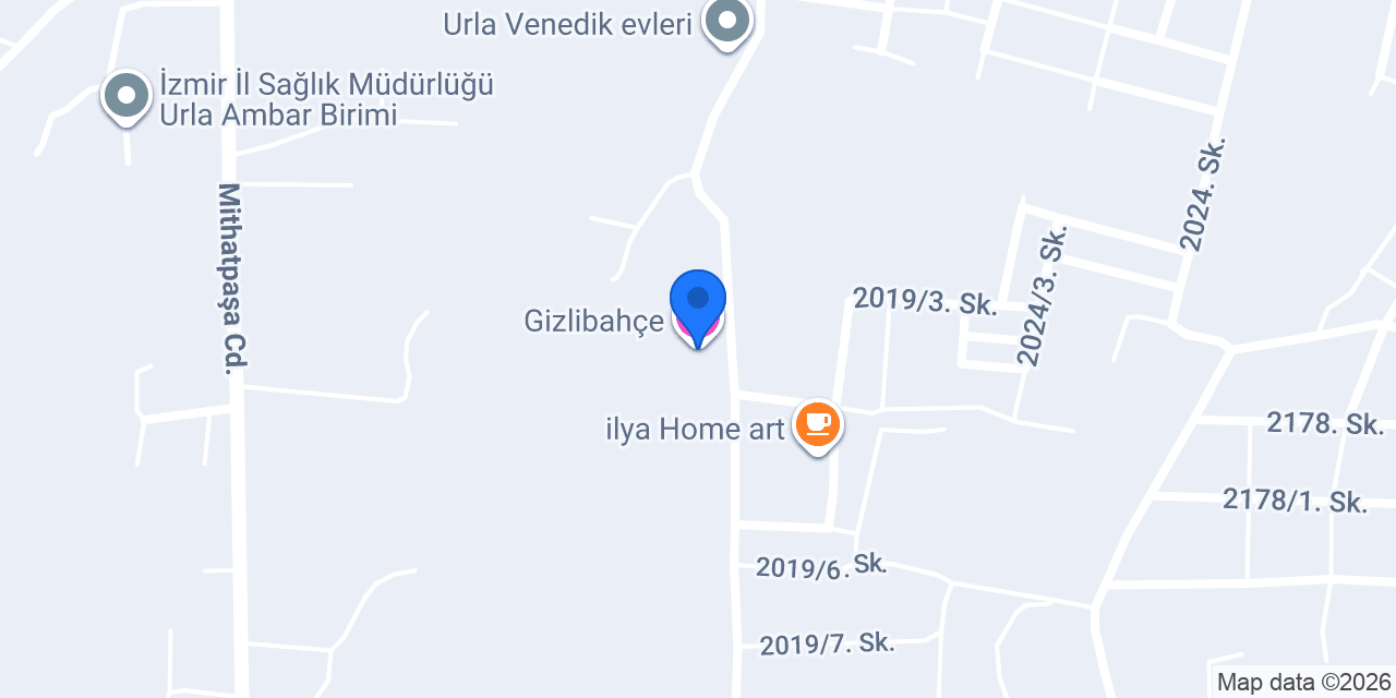 Gizlibahçe konumu