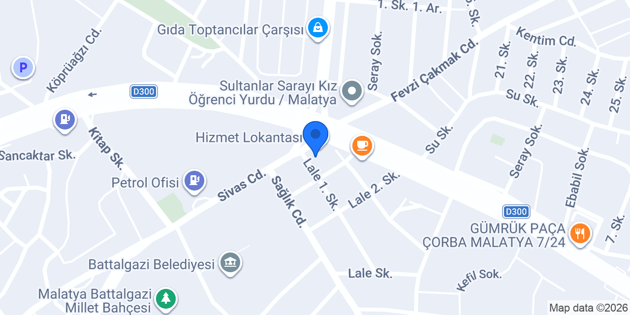 Sinan Taksi konumu