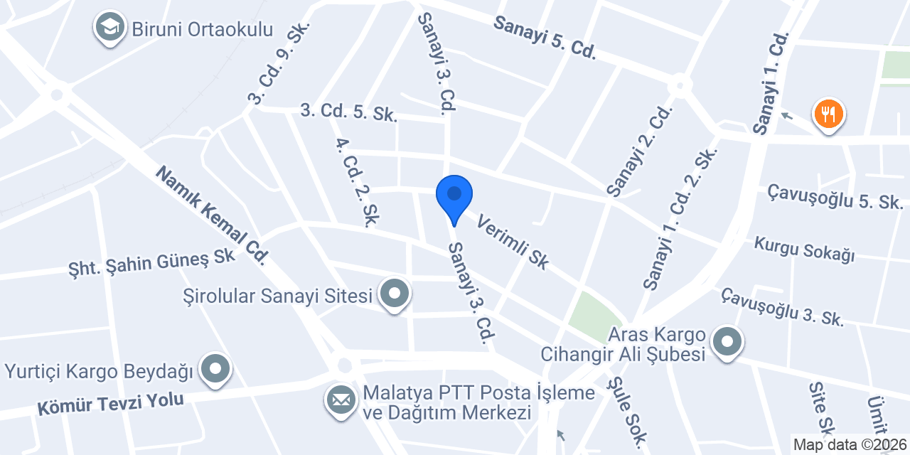 Akmil Mobilya konumu