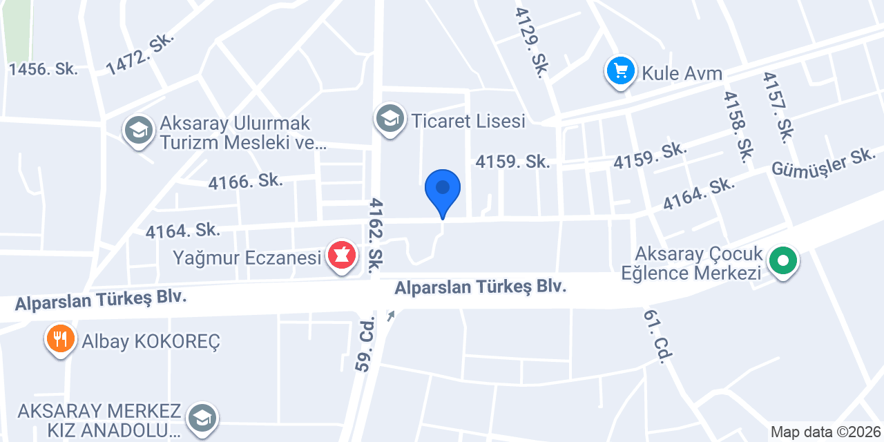 Güneş bakkal konumu