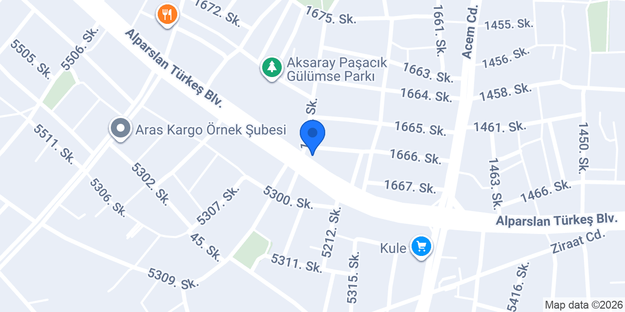 Gülümse AVM konumu