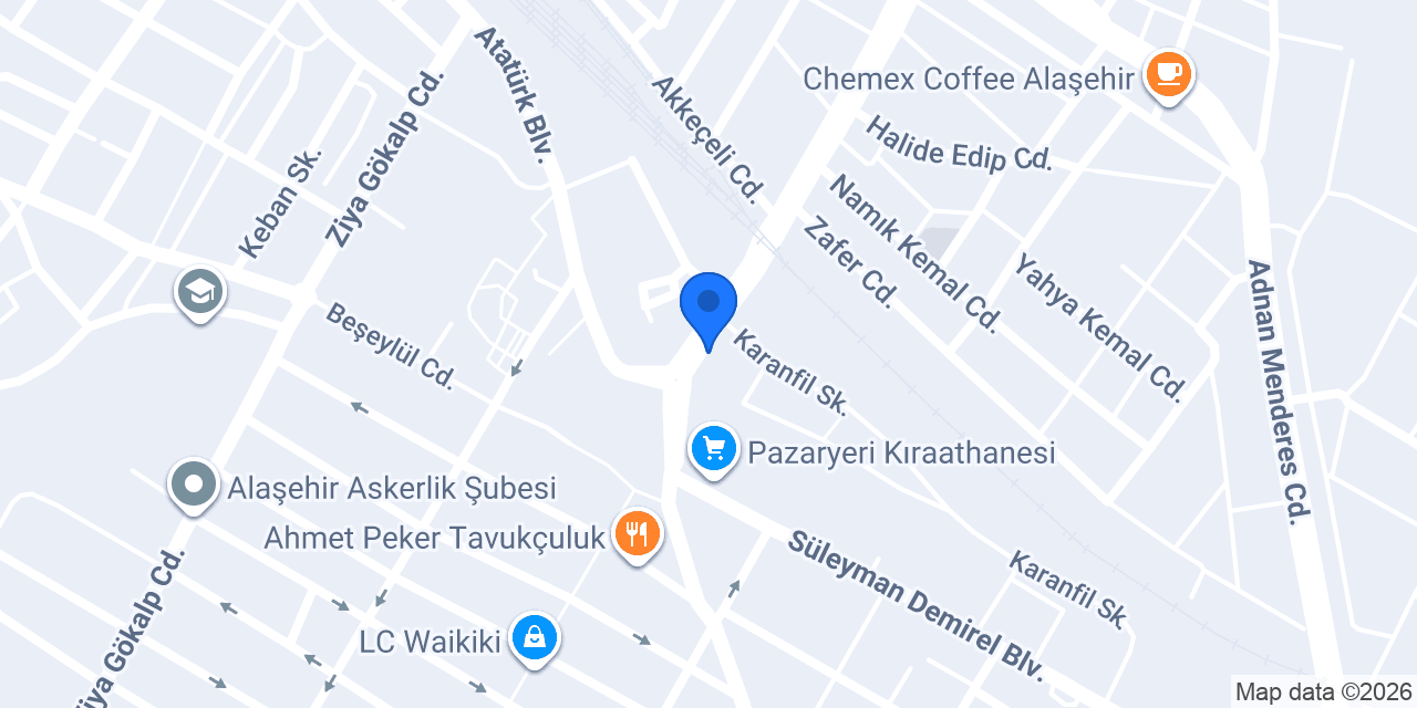 Divan Odun Köfte konumu