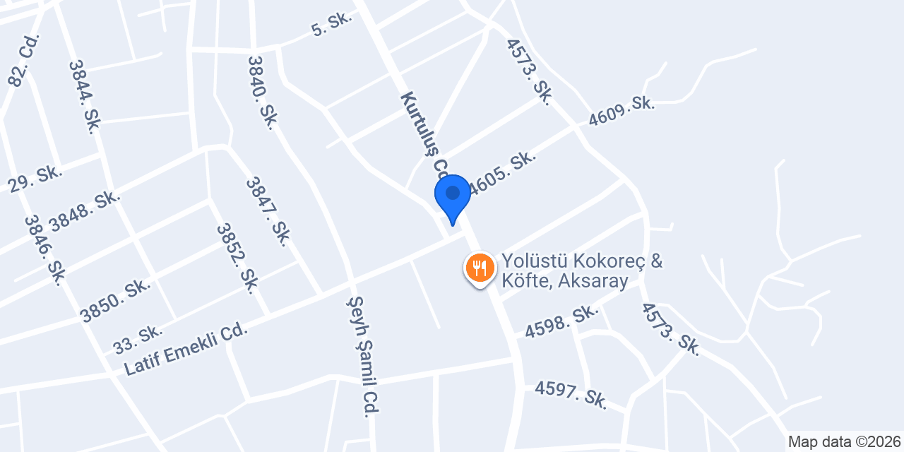 Kurtuluş Serince Çiğköfte konumu