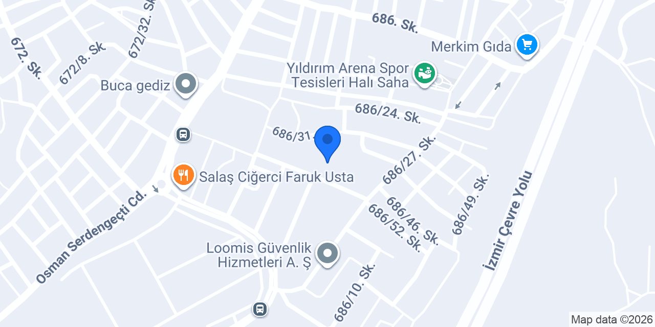 Buca Nene Hatun Anaokulu konumu
