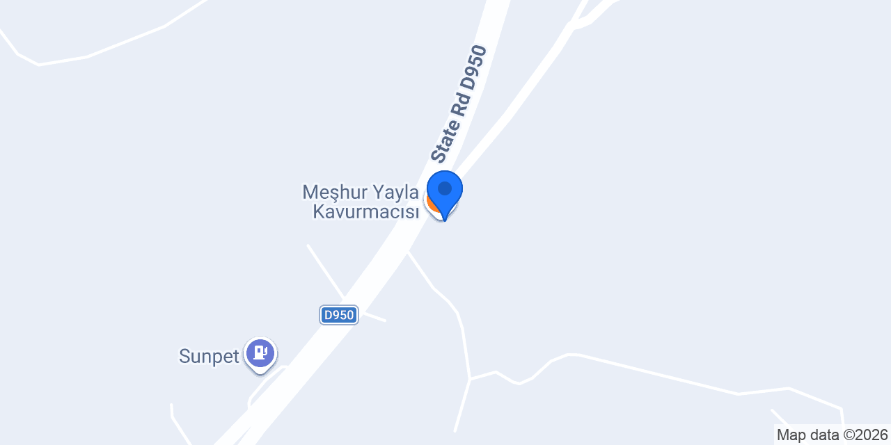 Meşhur Yayla Kavurmacısı konumu