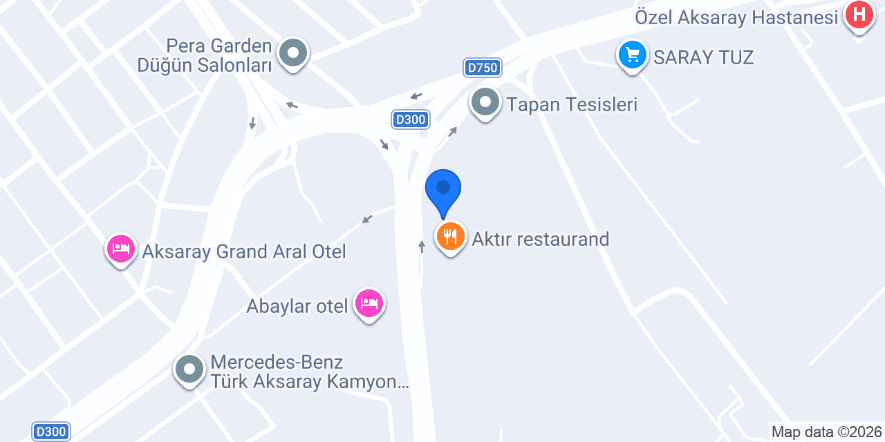 Alpet - Aksaray Tır Nakliyat Petrol konumu