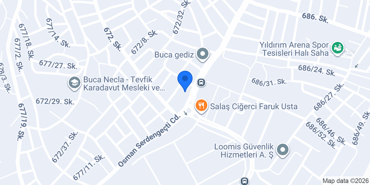Midyeci Abdullah Buca konumu