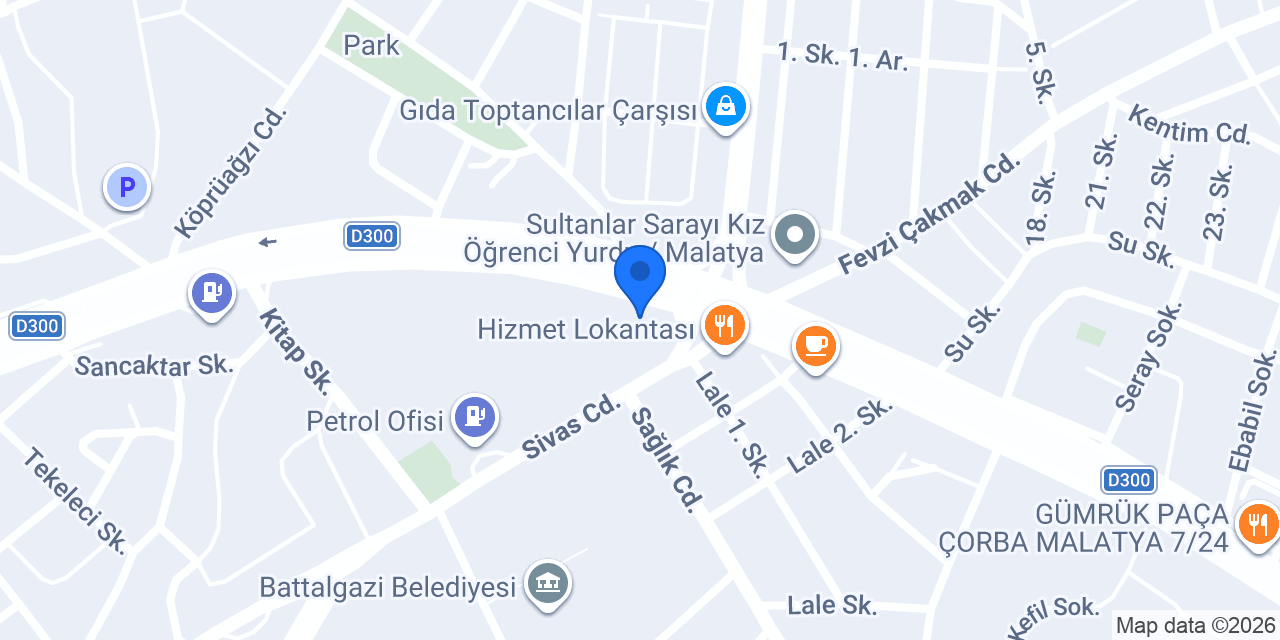 Mega 44 Pütürge Birlik konumu