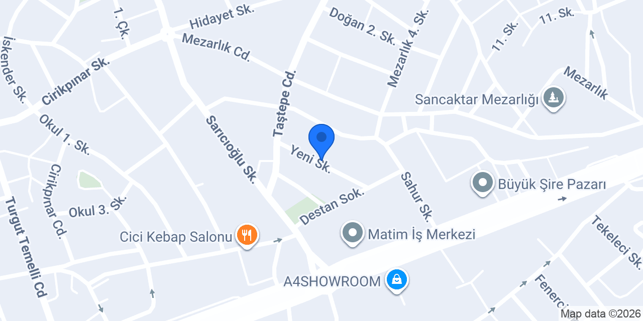 Çağdaş Oto konumu