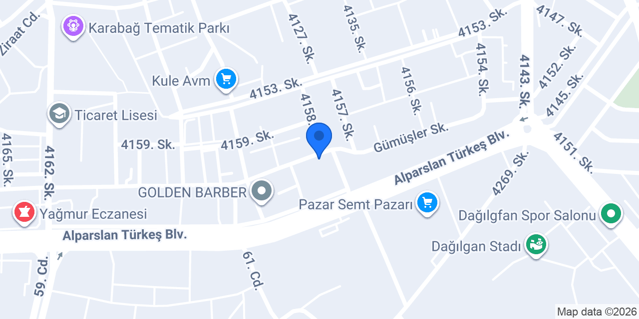 Öz Döner & Kasap konumu