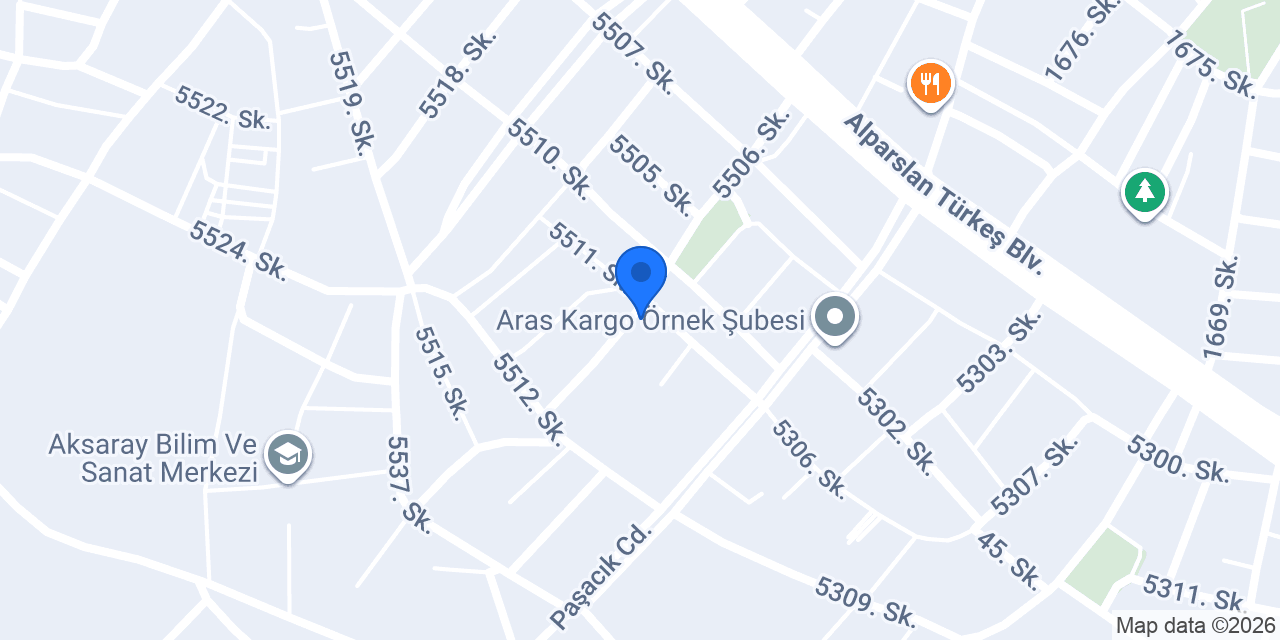 Bizim Market konumu