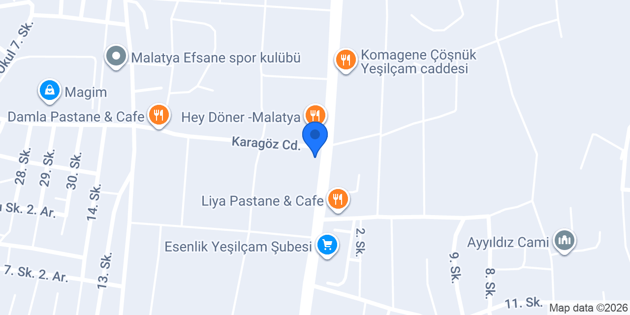 YEŞİLÇAM KURS MERKEZİ konumu