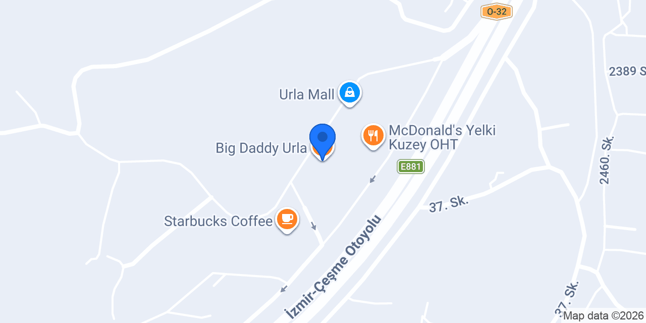 Big Daddy Urla konumu