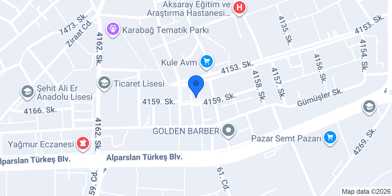 AKSARAY HIZLI TEMİZLİK VE BİNA YÖNETİMİ konumu