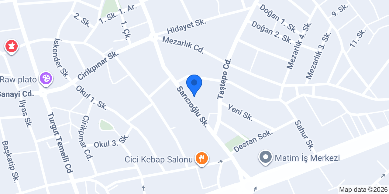 KUAFÖR ERCAN konumu