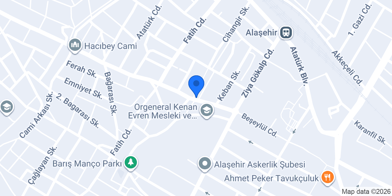 Alaşehir Ajans konumu