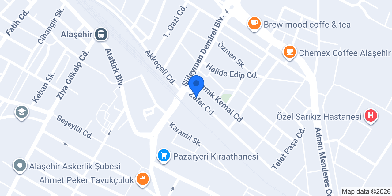 Orkide Çiçekçilik konumu