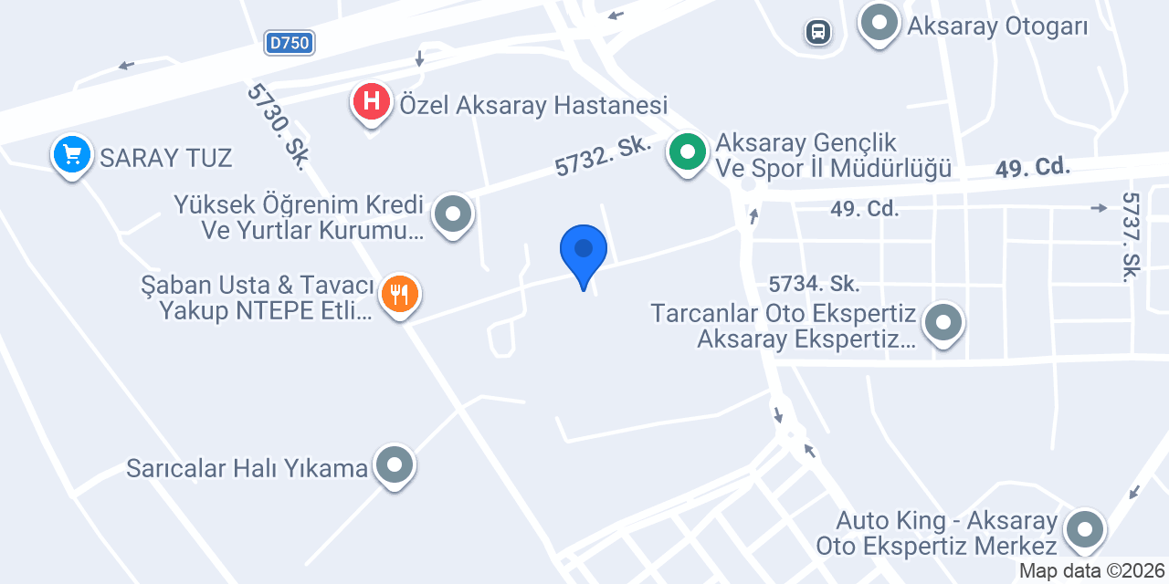 Aksaray Üniversitesi Myo konumu