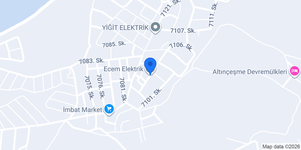 Ecem Elektrik konumu