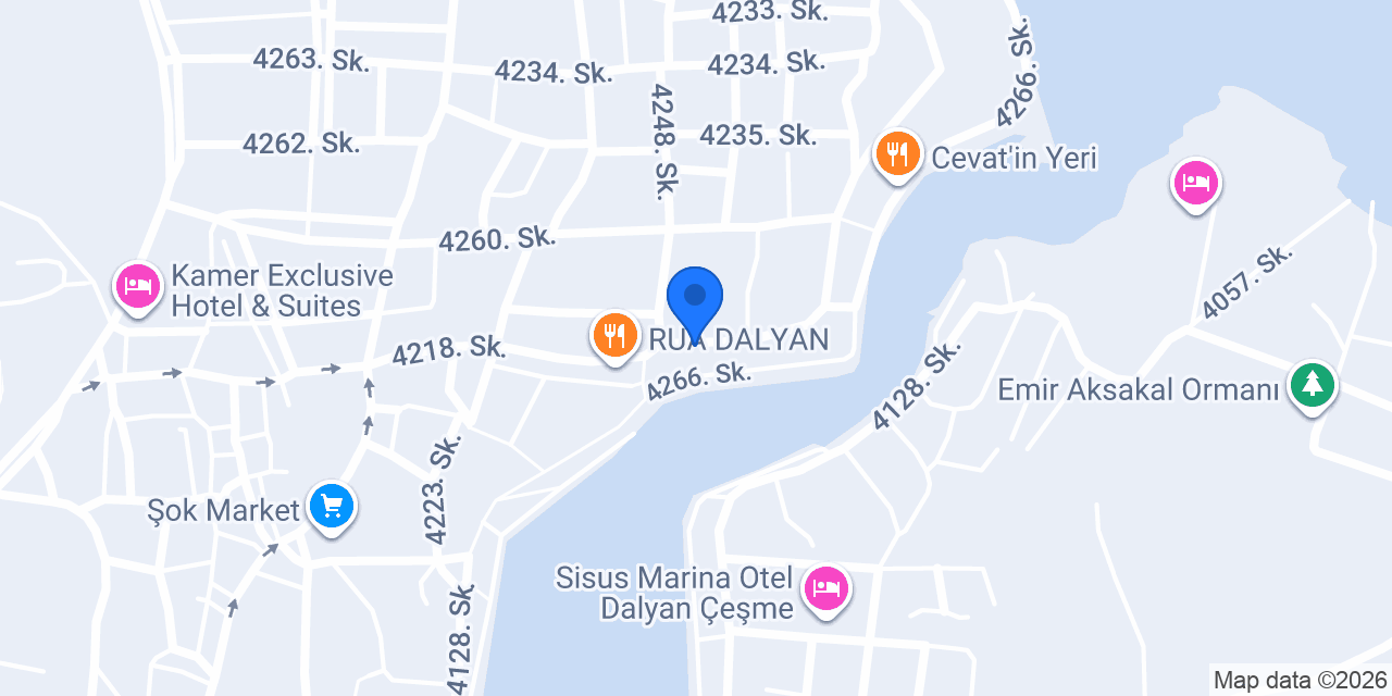 İzmir Çeşme Dalyan Macrokiosk konumu