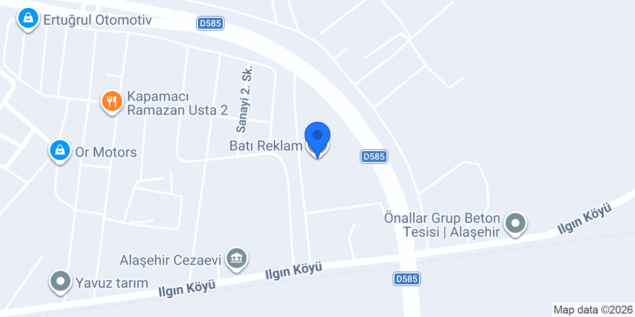 Batı Reklam konumu