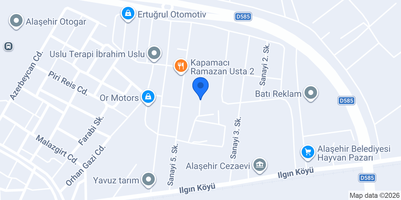 AKDENİZ PEN PVC PENCERE & CAM BALKON konumu
