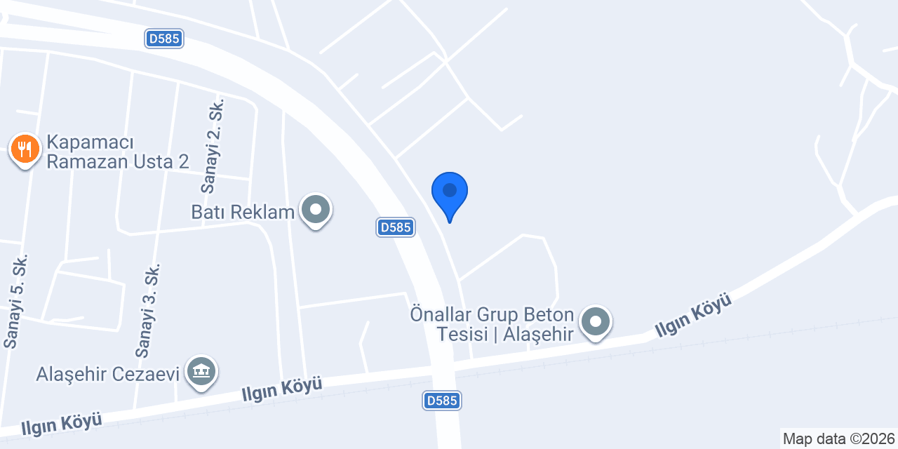 Altan Plastik Fabrikasi konumu