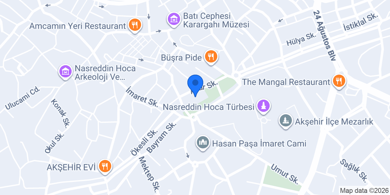 Teras cafe konumu