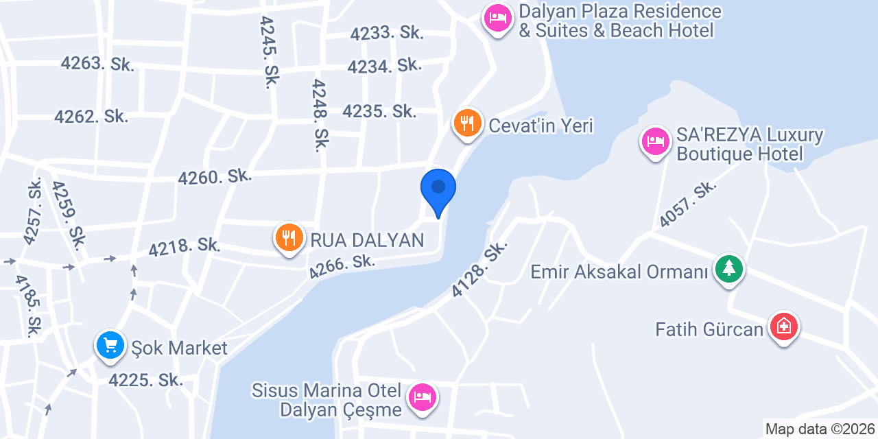 Dalyan Kordon Yengeç Restaurant konumu