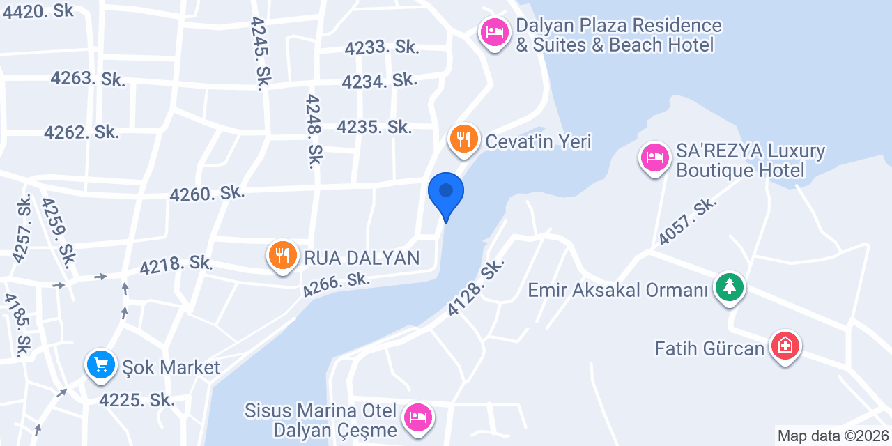 Çeşme Yat İşletmeciliği konumu