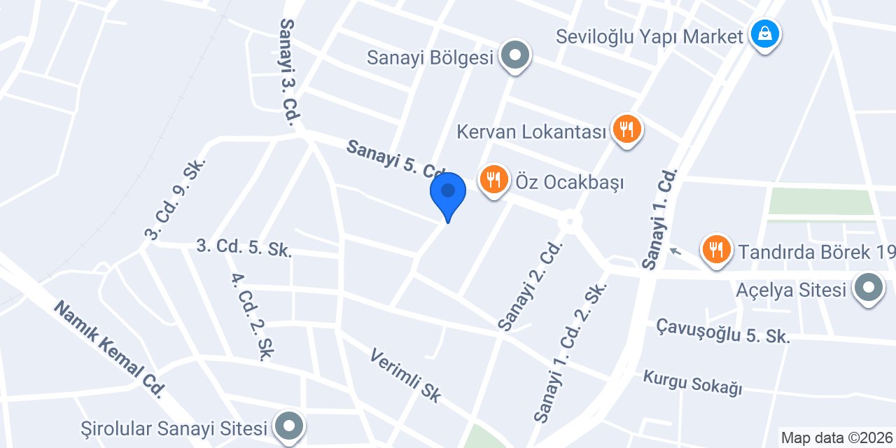 BERÇİN ORMAN ÜRÜNLERİ konumu